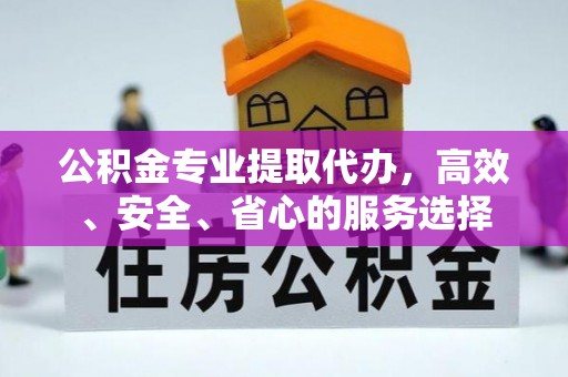 忻城公积金专业提取代办，高效、安全、省心的服务选择