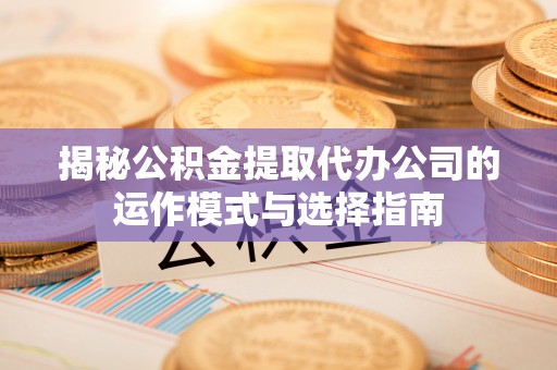 忻城揭秘公积金提取代办公司的运作模式与选择指南