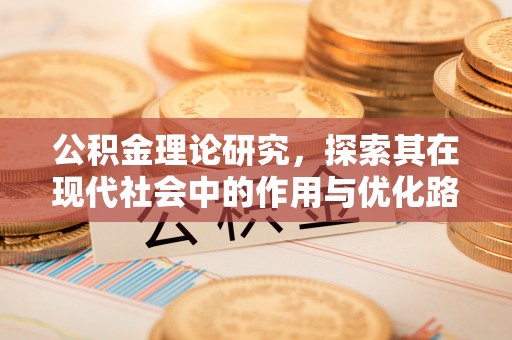 忻城公积金理论研究，探索其在现代社会中的作用与优化路径