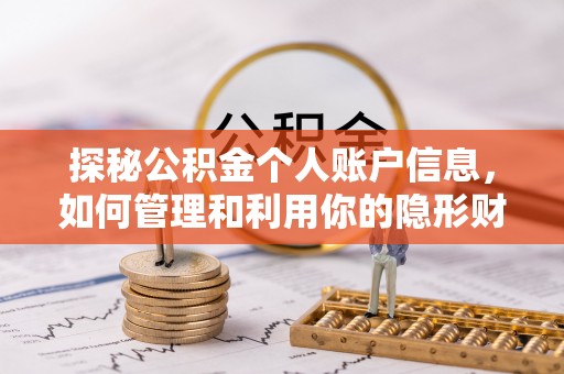 忻城探秘公积金个人账户信息，如何管理和利用你的隐形财富