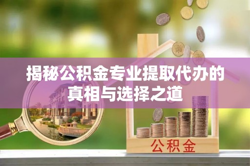 忻城揭秘公积金专业提取代办的真相与选择之道