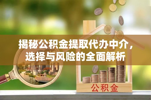 忻城揭秘公积金提取代办中介，选择与风险的全面解析