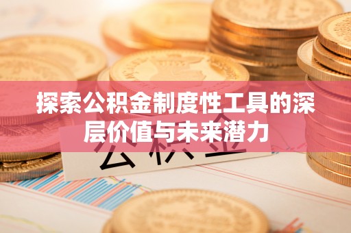 忻城探索公积金制度性工具的深层价值与未来潜力