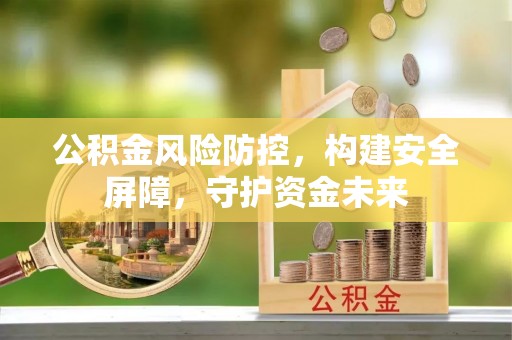 忻城公积金风险防控，构建安全屏障，守护资金未来