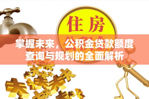 忻城掌握未来，公积金贷款额度查询与规划的全面解析