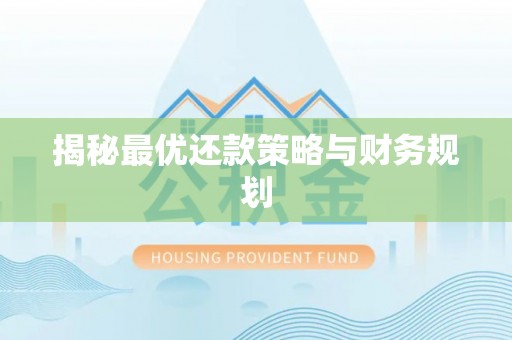 忻城揭秘最优还款策略与财务规划