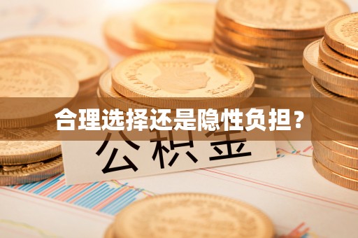 忻城合理选择还是隐性负担？