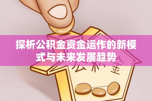 忻城探析公积金资金运作的新模式与未来发展趋势